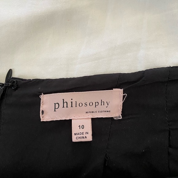 Philosophy Pencil Stripe Skirt - Picture 2 of 10